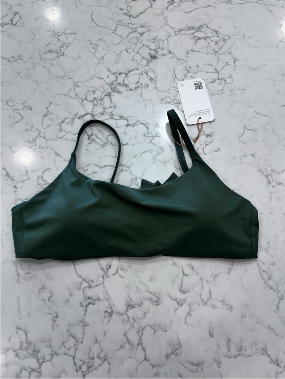 Quince Emerald Green Bralette Swim Top